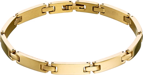 Ανδρικό Βραχιόλι Χειροπέδα από Ατσάλι Επιχρυσωμένο