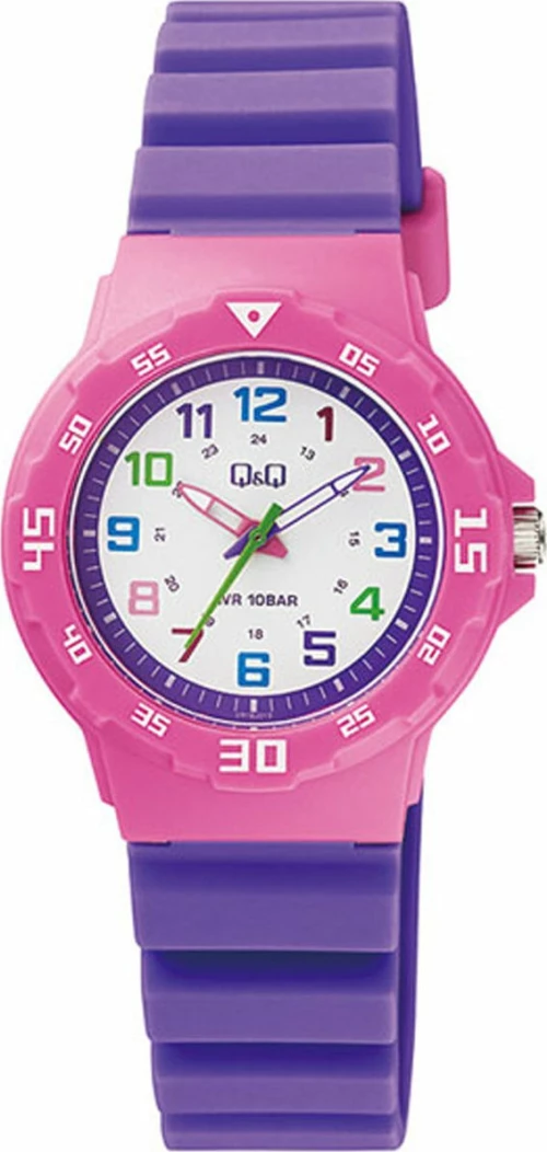 Q&Q Vr19J013 Kids Purple Rubber Strap