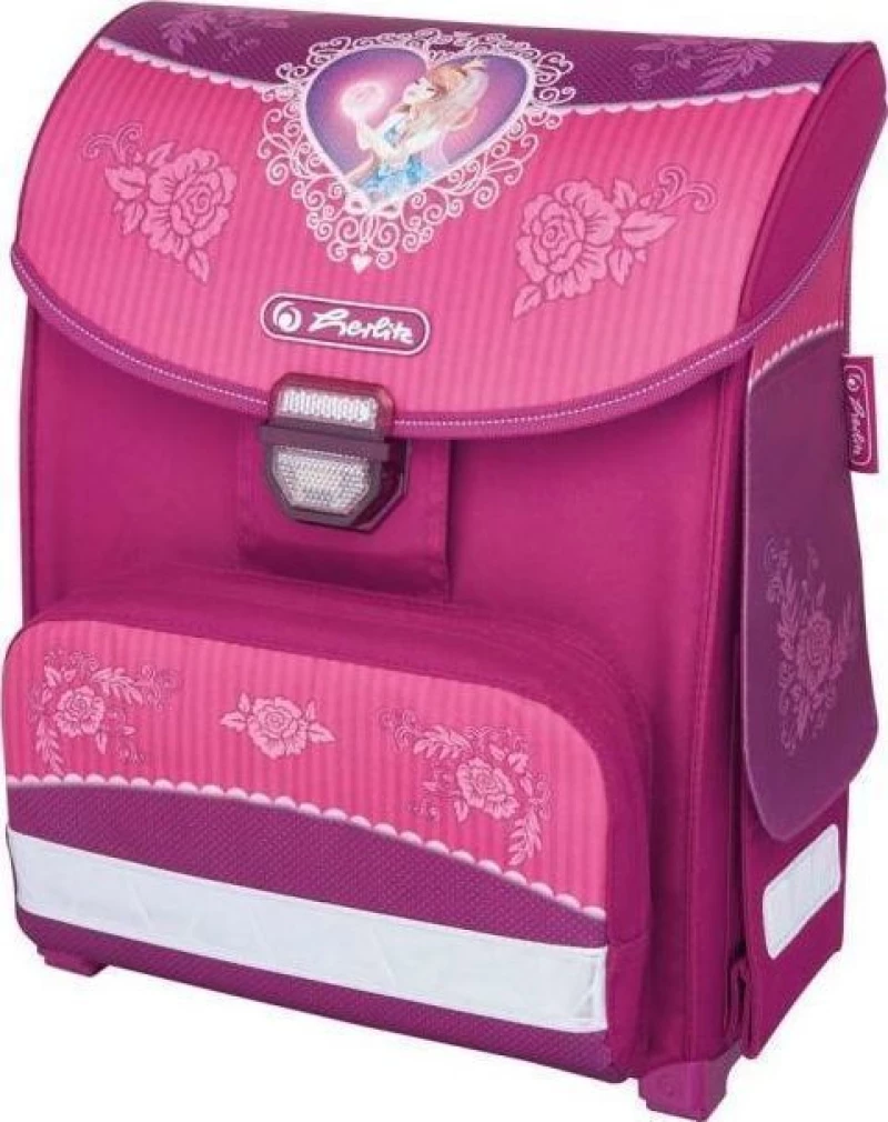 Herlitz Smart Magic Princess Σχολική Τσάντα Πλάτης Δημοτικού σε Φούξια χρώμα