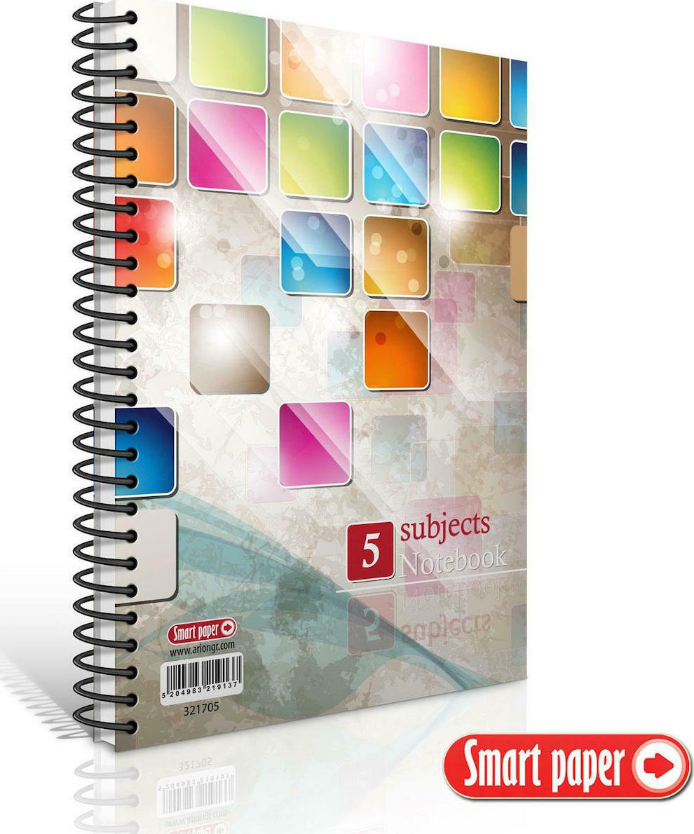 Τετράδιο Θεμάτων Vivid 17x24 5 Θέματα