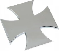 Lampa Chromed 3D Emblem - Cross