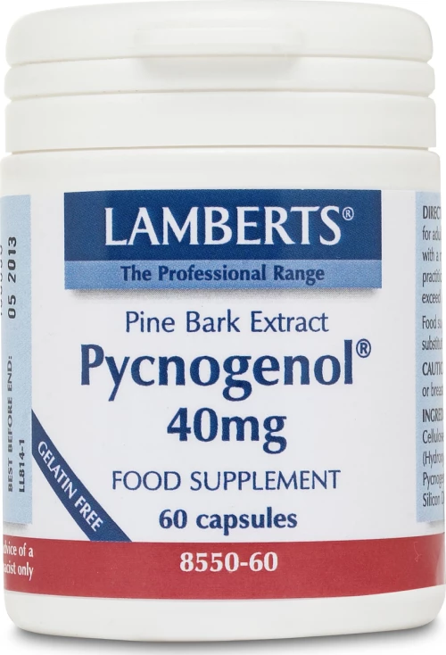 Lamberts Pycnogenol 40mg 60 κάψουλες