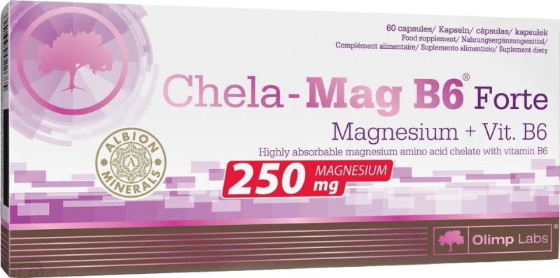 Olimp Sport Nutrition Chela Mag B6 Forte 60 κάψουλες Πορτοκάλι