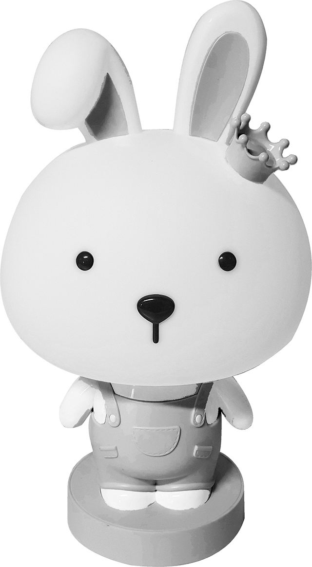 Παιδικό Διακοσμητικό Φωτιστικό Rabbit Grey
