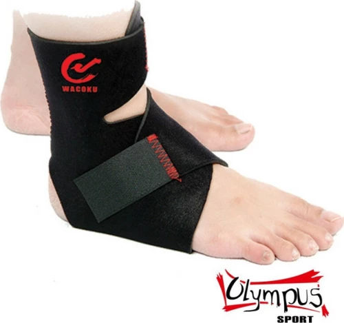 Olympus Sport 4050909 Επιστραγαλίδα Δετή σε Μαύρο χρώμα