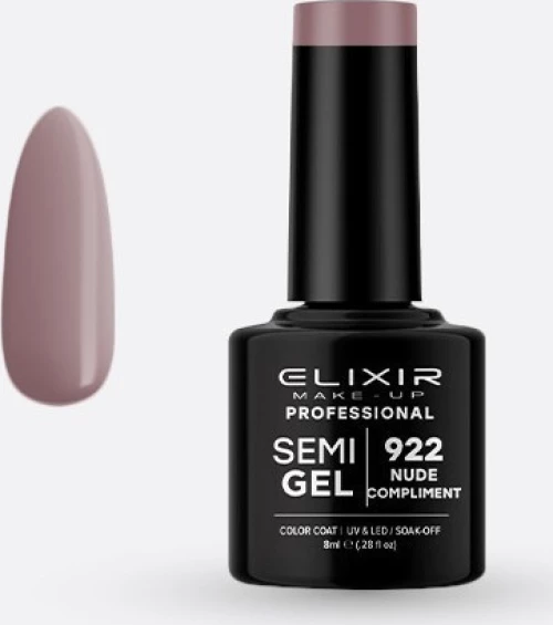 Elixir Semi Gel 922 Nude Compliment 8ml