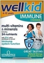Vitabiotics Wellkid Immune 30 μασώμενες ταμπλέτες