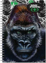 No Fear Σπιράλ Τετράδιο Ριγέ Β5 2 Θεμάτων 347-69402 Gorilla