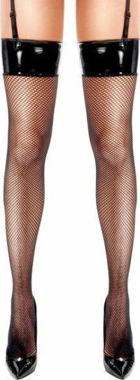 Nylon Fishnet Stocking - Black