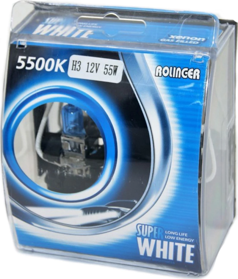 ΛΑΜΠΑ ΤΥΠΟΥ XENON H3 12V 55W 5500K ΣΕΤ 2 ΤΕΜ LI-3740 - OEM