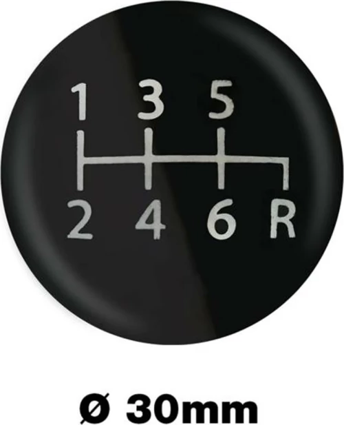Simoni Racing Layout Type-1 Αυτοκόλλητο για Πόμολο Ταχυτήτων Φ30mm