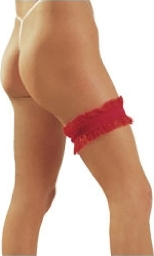 Strumpfband rot