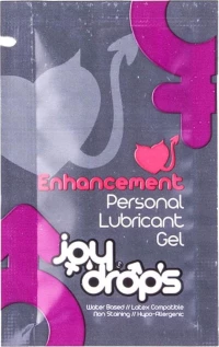 Joydrops Lubricant Gel Personal Sachet Enhancement 5ml