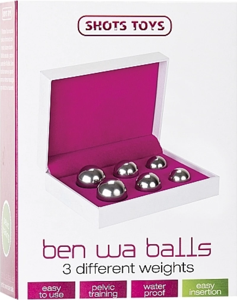 Shots Ben Wa Balls Set Silver