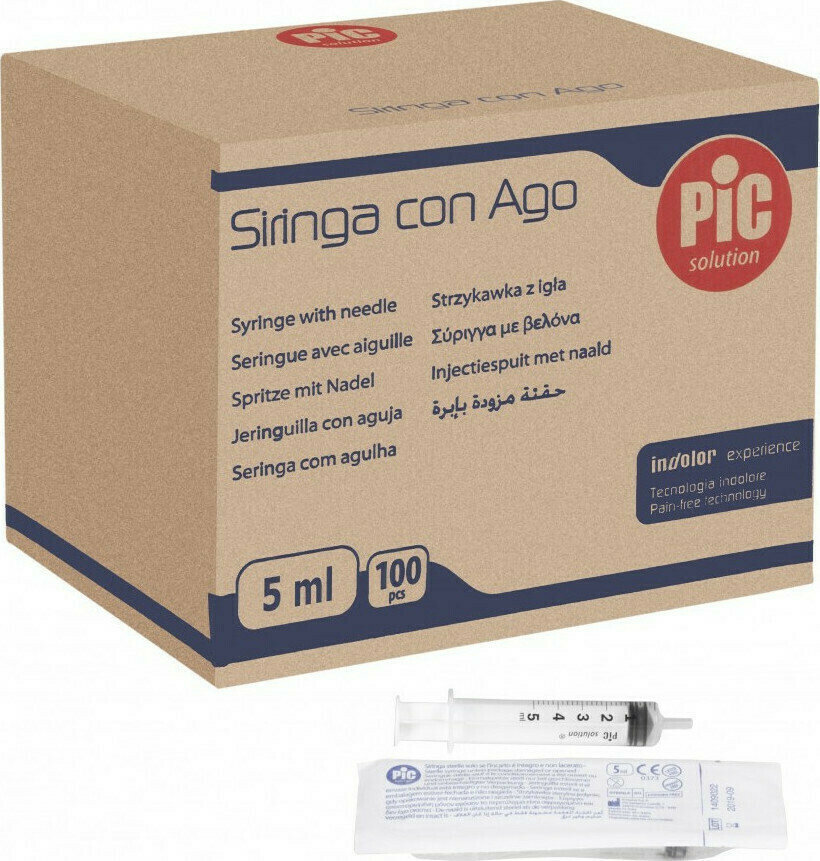 Pic Solution 214.008 Σύριγγα Χωρίς Βελόνα 5ml 1τμχ