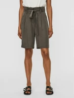 Vero Moda Γυναικεία Υφασμάτινη Βερμούδα Beluga 10242240