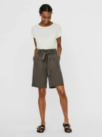 Vero Moda Γυναικεία Υφασμάτινη Βερμούδα Beluga 10242240