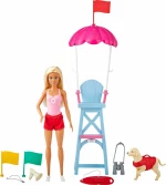 Barbie Doll Lifeguard Playset With Dog
