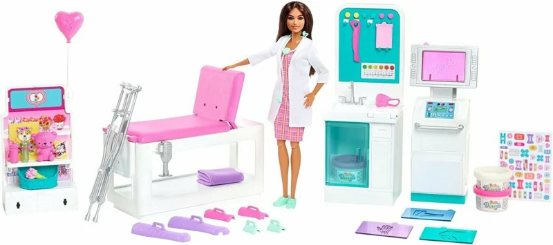 Barbie Σετ Κλινική Με Κούκλα