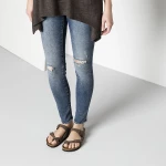 Birkenstock Mayari Birko-Flor Δερμάτινα Ανατομικά Σανδάλια Mocha Regular Fit