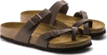 Birkenstock Mayari Birko-Flor Δερμάτινα Ανατομικά Σανδάλια Mocha Regular Fit