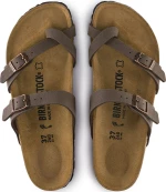 Birkenstock Mayari Birko-Flor Δερμάτινα Ανατομικά Σανδάλια Mocha Regular Fit