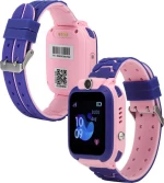 Gps Παιδικό Ρολόι Χειρός Q12B Sos - Βηματομετρητής Splashproof (Pink)