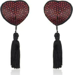 Toyz4lovers Heart Shine Nipples Tassels Red