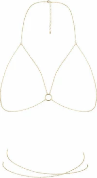Bijoux Indiscrets Magnifique Bra Chain Gold