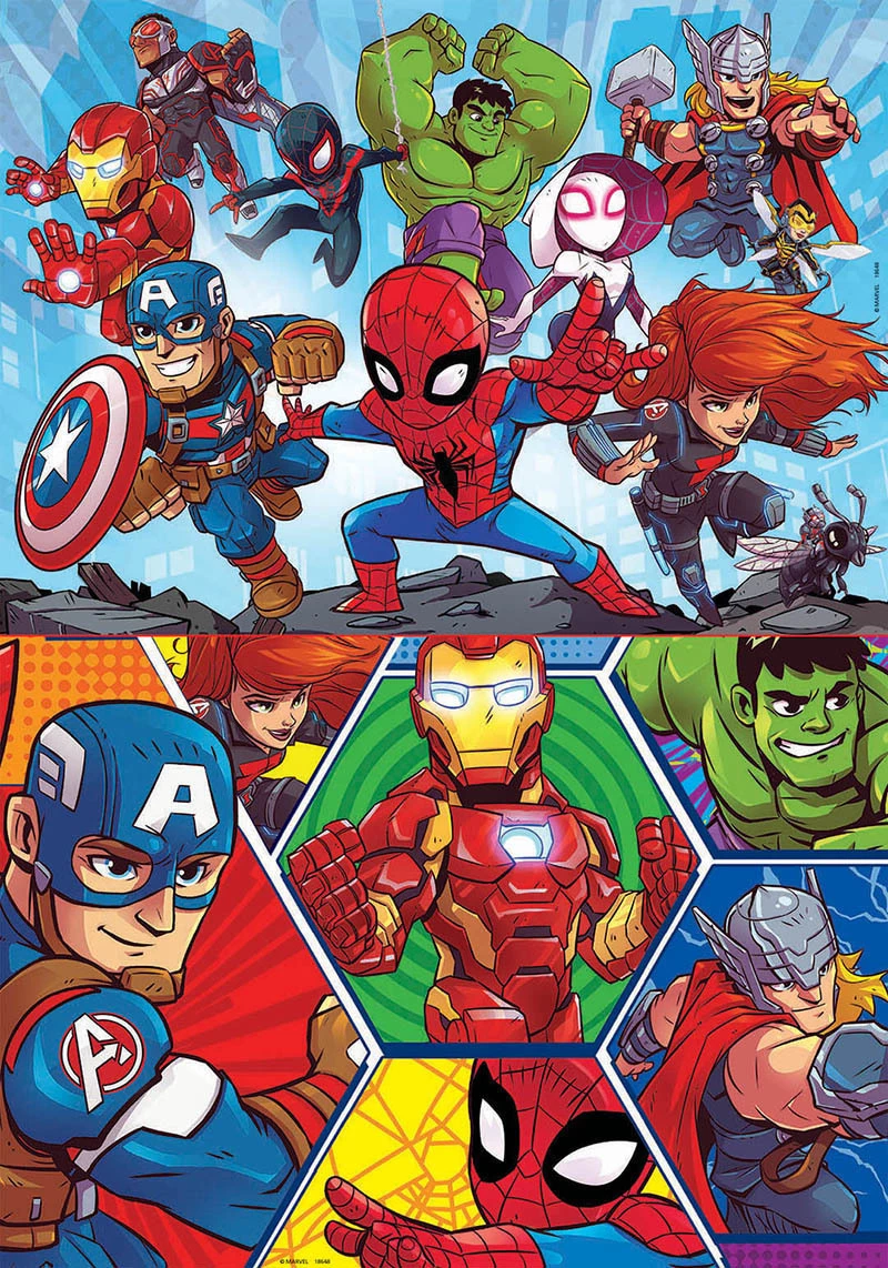 Marvel Kids Adventures 2x20pcs Educa