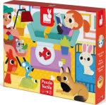 Tactile Puzzle Pets 20pcs Janod