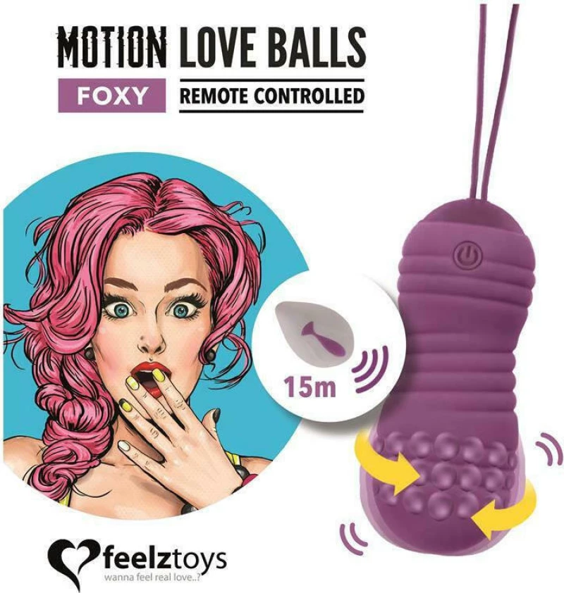 Feelztoys Motion Love Balls Foxy Purple