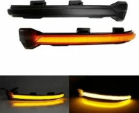 Τρεχούμενα led φλας για καθρέφτες για Seat Leon (2012-2016) / Ibiza (2017+) / Arona (2017+) - φιμέ με τρεχούμενο φλας - σετ 2τμχ.