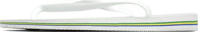 Havaianas Brasil Logo Flip Flops σε Λευκό Χρώμα