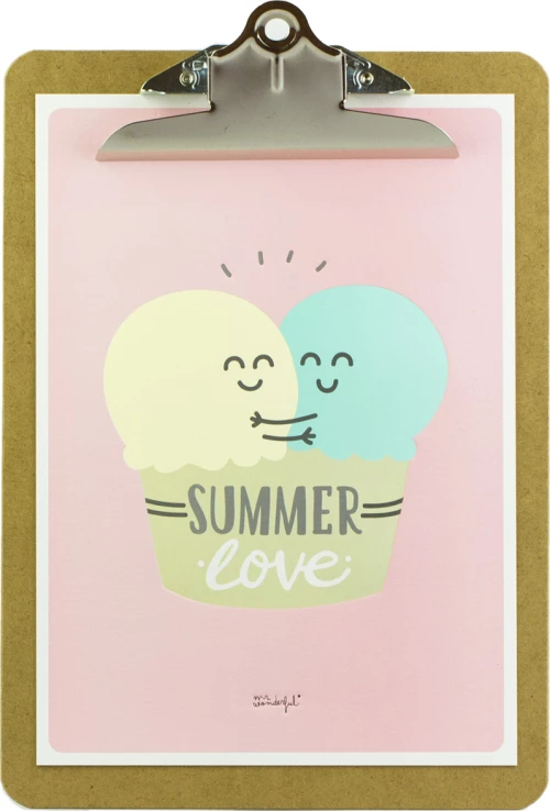 Mr. Wonderful Summer Love Πίνακας με κλιπ - 23 x 33cm