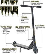 District Scooter Titus Pink/Black