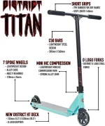 District Scooter Titan Raw/Black
