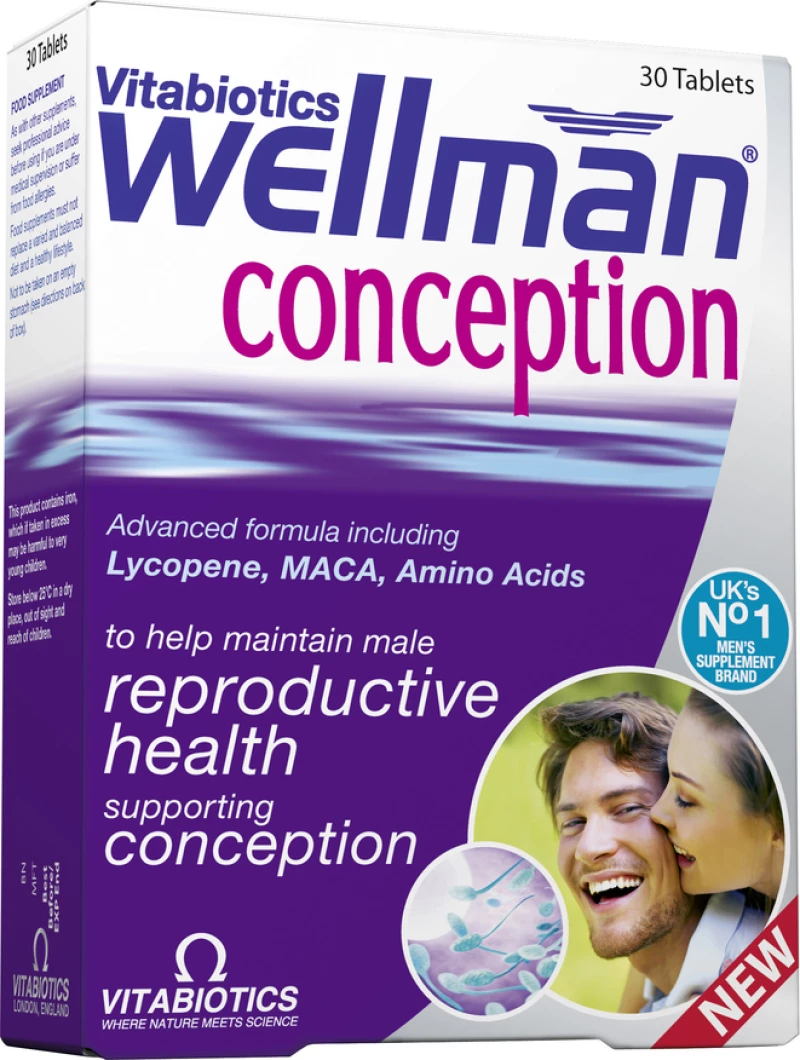 Vitabiotics Wellman Conception 30 ταμπλέτες