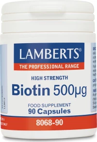 Lamberts Biotin 500mcg 90 κάψουλες