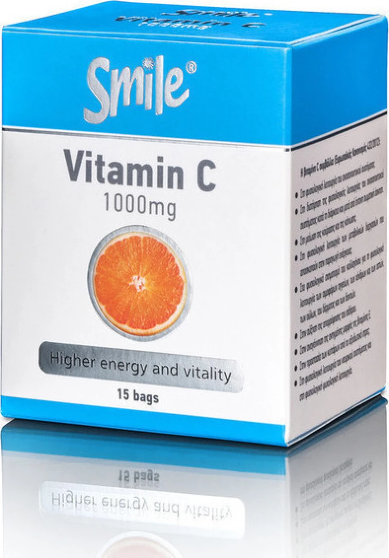 AM Health Smile Vitamin C 1000mg 15 φακελίσκοι