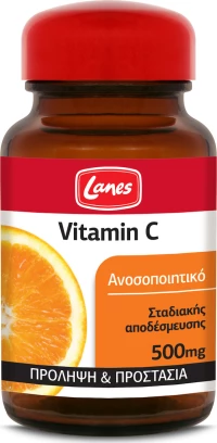 Lanes Vitamin C 500mg 30 ταμπλέτες