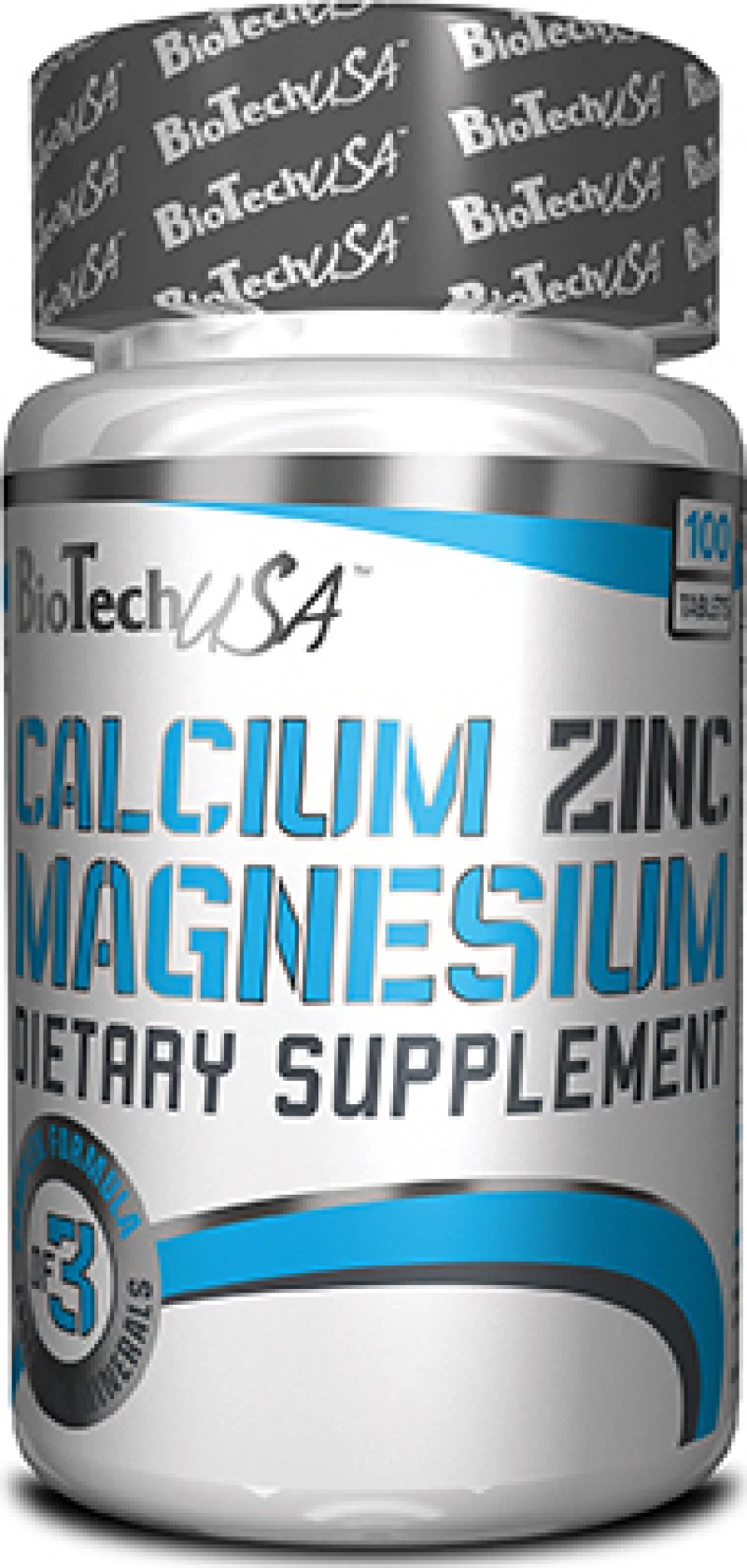Biotech USA Calcium Zinc Magnesium 100 ταμπλέτες