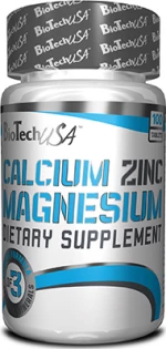 Biotech USA Calcium Zinc Magnesium 100 ταμπλέτες