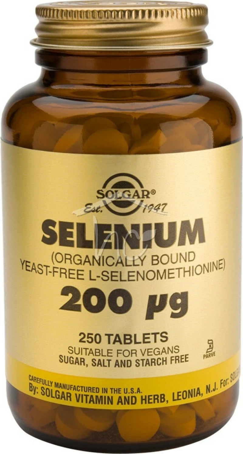 Solgar Selenium 200mcg 250 ταμπλέτες