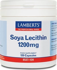Lamberts Soya Lecithin 1200mg 120 κάψουλες
