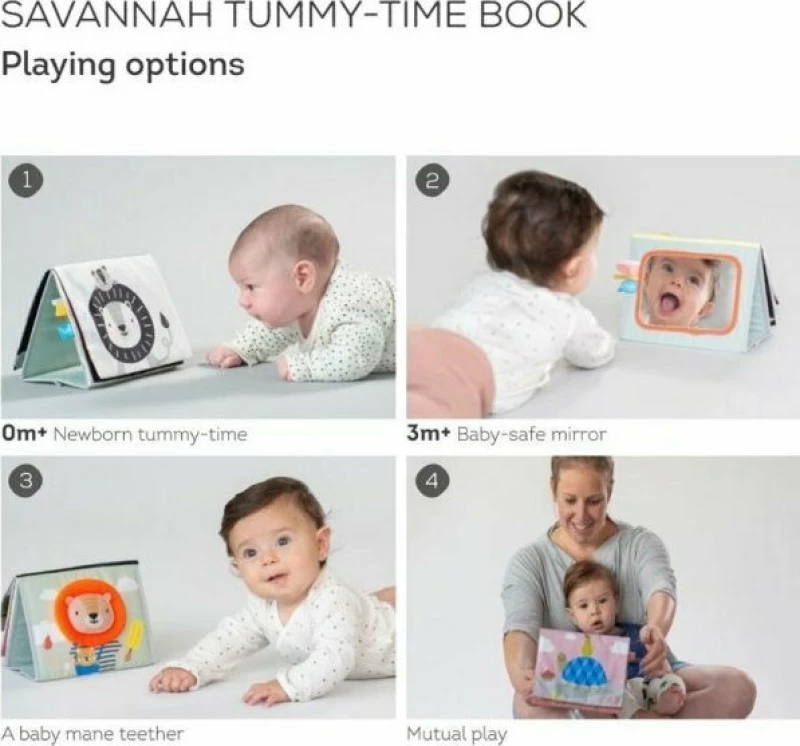 Taf Toys Savannah Tummy Time Book