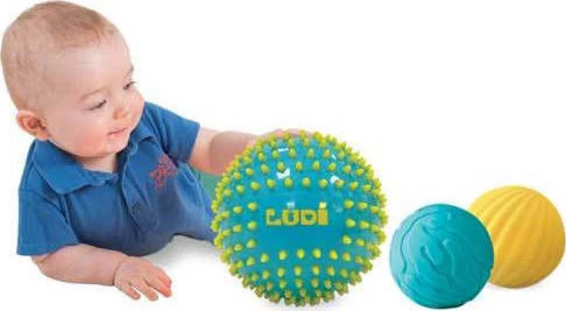 Ludi Sensory Balls 3-Pack Blue