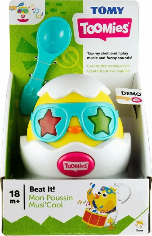 Baby Tomy Toomies Μουσικο Αυγο - 1000-72816