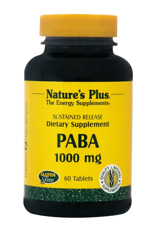 Nature's Plus Paba 1000mg 60 ταμπλέτες