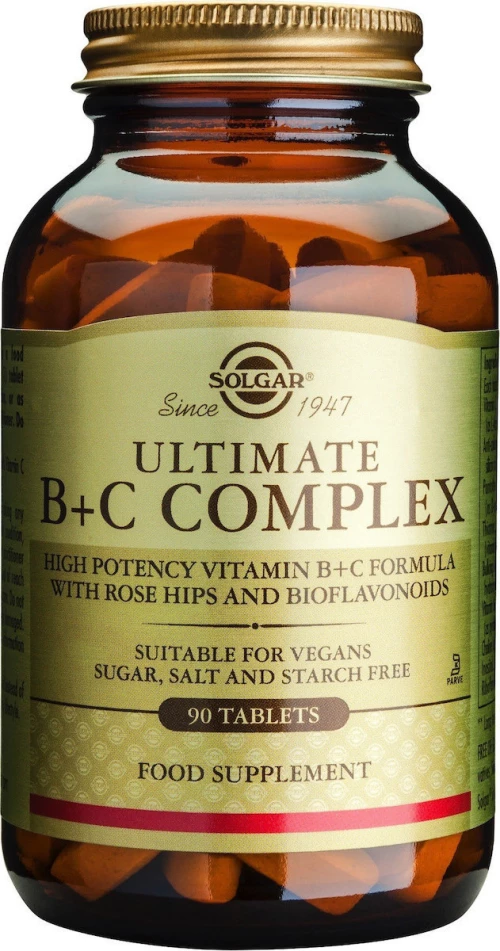 Solgar Ultimate B+C Complex 90 ταμπλέτες